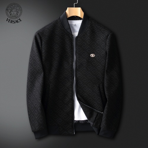 Versace Jackets Long Sleeved For Men #907398 $60.00 USD, Wholesale Replica Versace Jackets