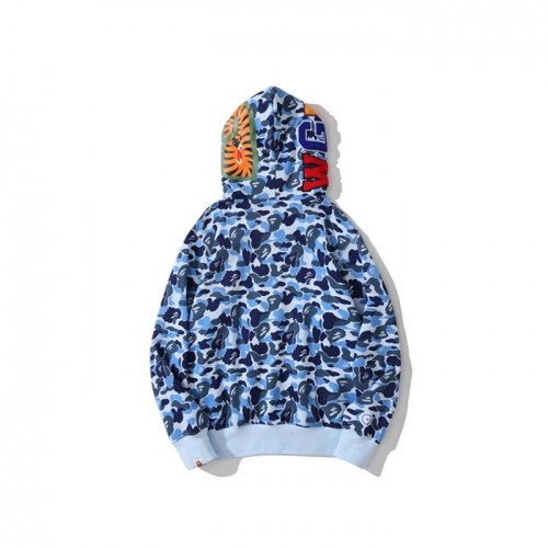 Replica Bape Hoodies Long Sleeved For Men #909433 $56.00 USD for Wholesale