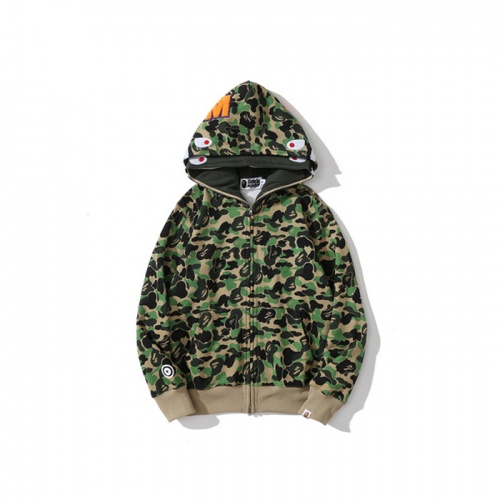 Bape Hoodies Long Sleeved For Men #909435 $56.00 USD, Wholesale Replica Bape Hoodies