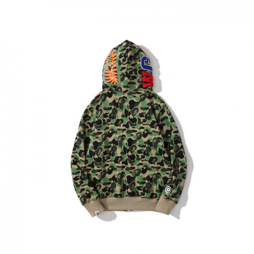 Replica Bape Hoodies Long Sleeved For Men #909435 $56.00 USD for Wholesale