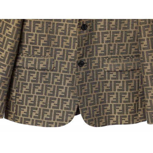 Replica Fendi Jackets Long Sleeved For Men #913948 $73.00 USD for Wholesale