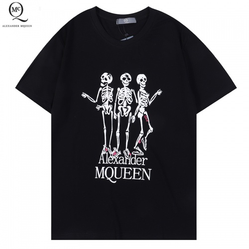 Alexander McQueen T-shirts Short Sleeved For Men #919407 $29.00 USD, Wholesale Replica Alexander McQueen T-shirts