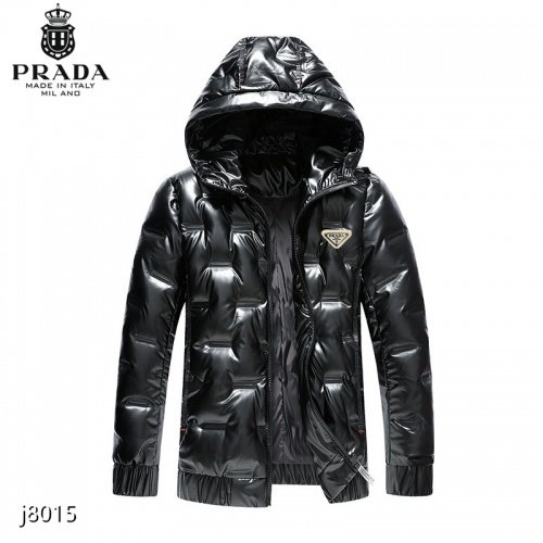 Prada Down Feather Coat Long Sleeved For Men #921102 $82.00 USD, Wholesale Replica Prada Down Feather Coat