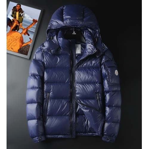 Moncler Down Feather Coat Long Sleeved For Men #921783 $132.00 USD, Wholesale Replica Moncler Down Feather Coat