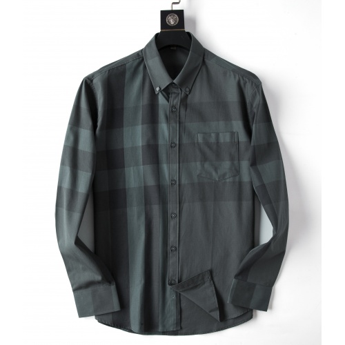 Burberry Shirts Long Sleeved For Men #923917 $36.00 USD, Wholesale Replica Burberry Shirts