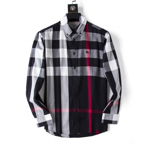 Burberry Shirts Long Sleeved For Men #923963 $34.00 USD, Wholesale Replica Burberry Shirts