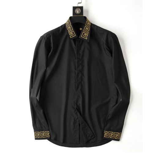 Versace Shirts Long Sleeved For Men #923972 $38.00 USD, Wholesale Replica Versace Shirts