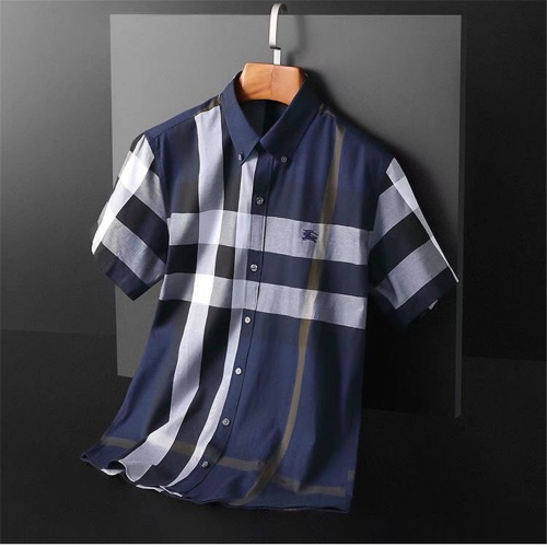 Burberry Shirts Short Sleeved For Men #924005 $32.00 USD, Wholesale Replica Burberry Shirts