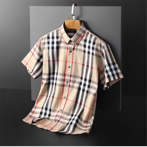 Burberry Shirts Short Sleeved For Men #924007 $32.00 USD, Wholesale Replica Burberry Shirts