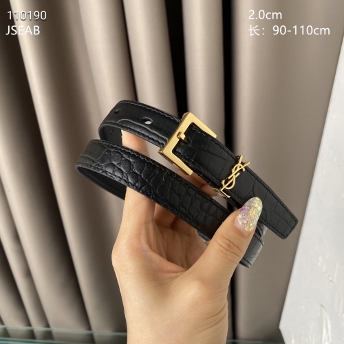 Yves Saint Laurent AAA Quality Belts For Women #930299 $48.00 USD, Wholesale Replica Yves Saint Laurent AAA Quality Belts