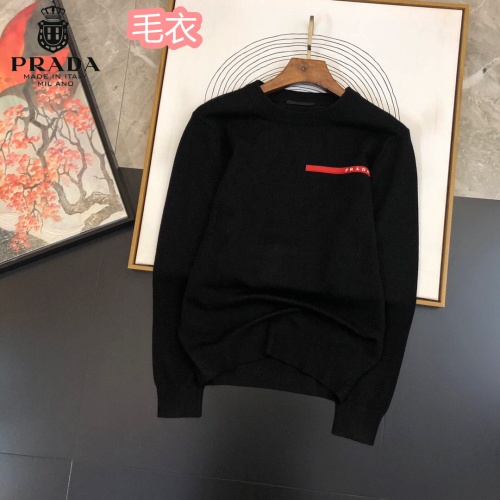 Prada Sweater Long Sleeved For Men #935093 $42.00 USD, Wholesale Replica Prada Sweater