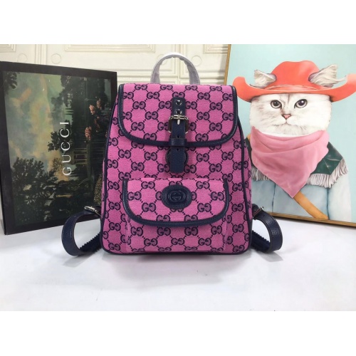 Gucci AAA Quality Backpacks For Women #935271 $88.00 USD, Wholesale Replica Gucci AAA Quality Backpacks