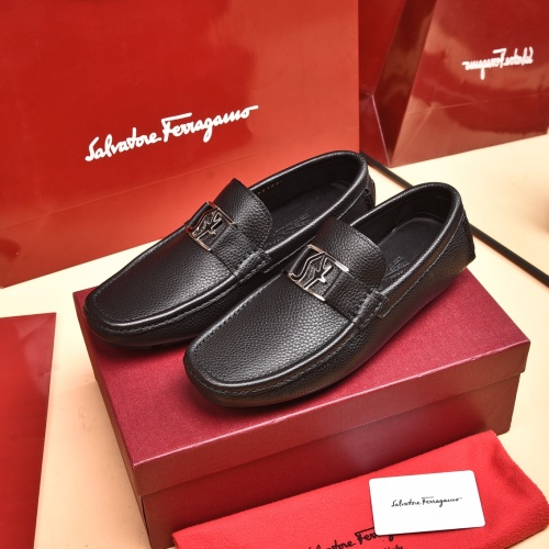 Salvatore Ferragamo Leather Shoes For Men #939002 $80.00 USD, Wholesale Replica Salvatore Ferragamo Leather Shoes