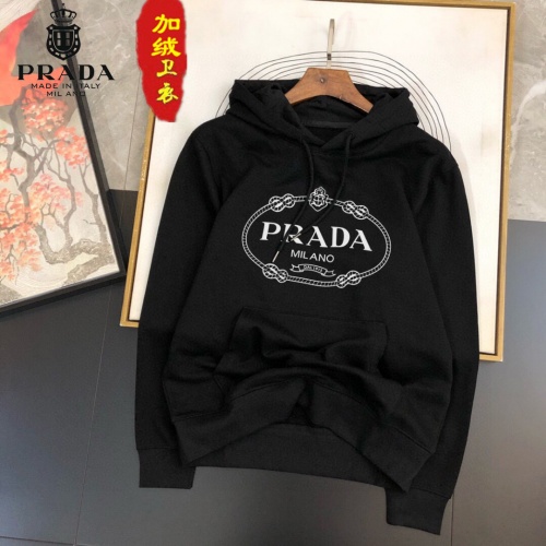 Prada Hoodies Long Sleeved For Men #939044 $45.00 USD, Wholesale Replica Prada Hoodies