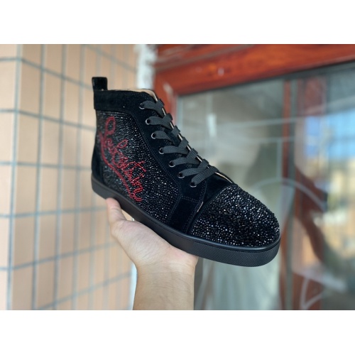 Christian Louboutin High Tops Shoes For Men #939959 $115.00 USD, Wholesale Replica Christian Louboutin High Top Shoes