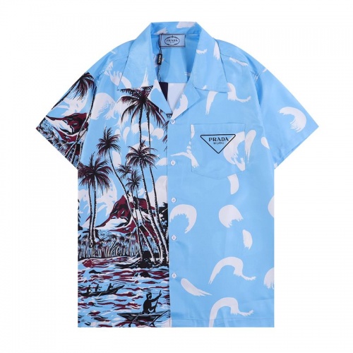 Prada Shirts Short Sleeved For Men #939996 $36.00 USD, Wholesale Replica Prada Shirts