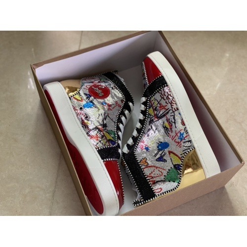 Replica Christian Louboutin High Tops Shoes For Women #940035 $115.00 USD for Wholesale