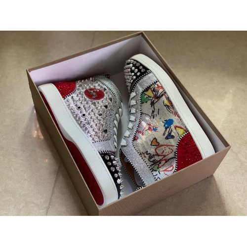 Replica Christian Louboutin High Tops Shoes For Men #940037 $115.00 USD for Wholesale