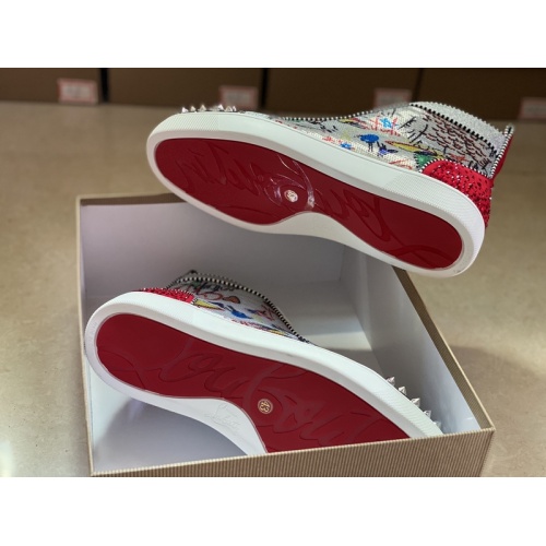 Replica Christian Louboutin High Tops Shoes For Women #940038 $115.00 USD for Wholesale