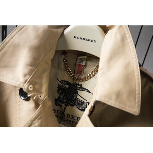 Replica Burberry Trench Coat Long Sleeved For Women #941568 $128.00 USD for Wholesale