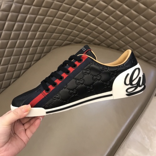 Replica Gucci Casual Shoes For Men #944666 $82.00 USD for Wholesale