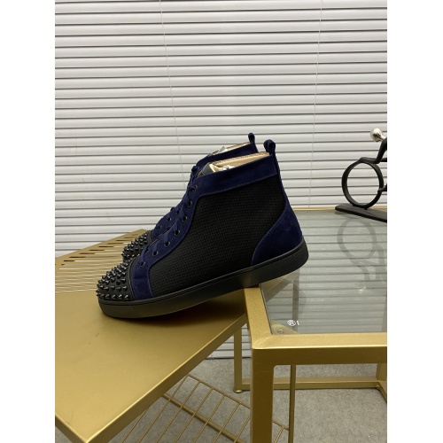 Replica Christian Louboutin High Tops Shoes For Men #946424 $92.00 USD for Wholesale