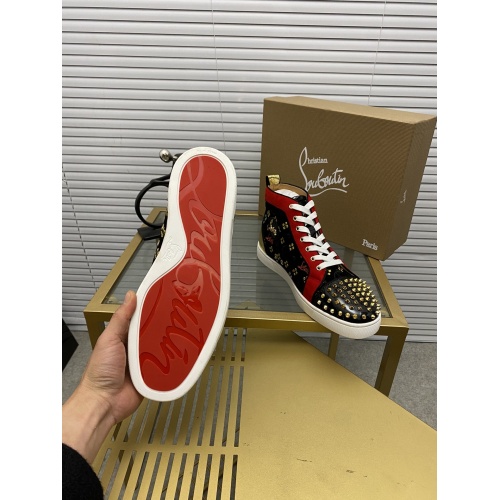 Replica Christian Louboutin High Tops Shoes For Men #946430 $98.00 USD for Wholesale