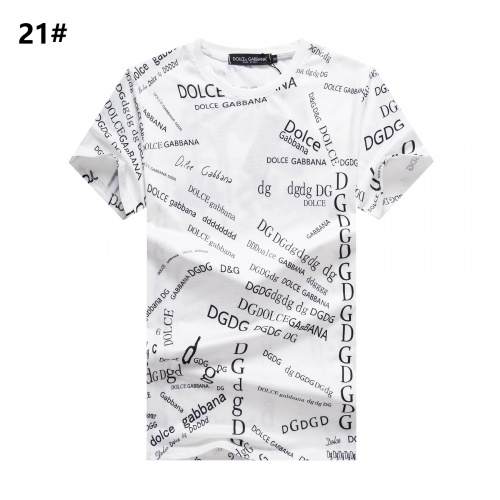 Dolce &amp; Gabbana D&amp;G T-Shirts Short Sleeved For Men #947357 $24.00 USD, Wholesale Replica Dolce &amp; Gabbana D&amp;G T-Shirts