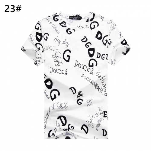 Dolce &amp; Gabbana D&amp;G T-Shirts Short Sleeved For Men #947360 $24.00 USD, Wholesale Replica Dolce &amp; Gabbana D&amp;G T-Shirts