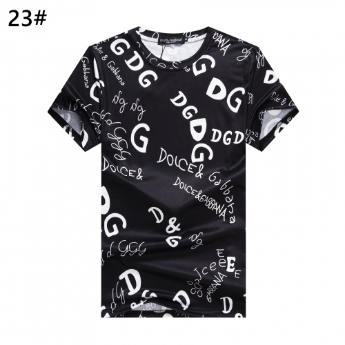 Dolce &amp; Gabbana D&amp;G T-Shirts Short Sleeved For Men #947361 $24.00 USD, Wholesale Replica Dolce &amp; Gabbana D&amp;G T-Shirts