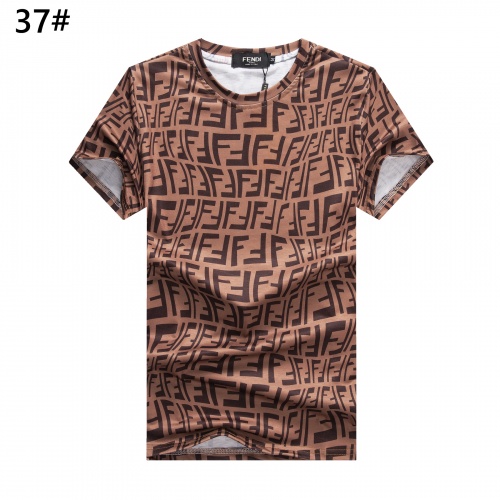 Fendi T-Shirts Short Sleeved For Men #947408 $24.00 USD, Wholesale Replica Fendi T-Shirts