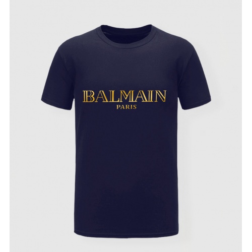 Balmain T-Shirts Short Sleeved For Men #947802 $27.00 USD, Wholesale Replica Balmain T-Shirts