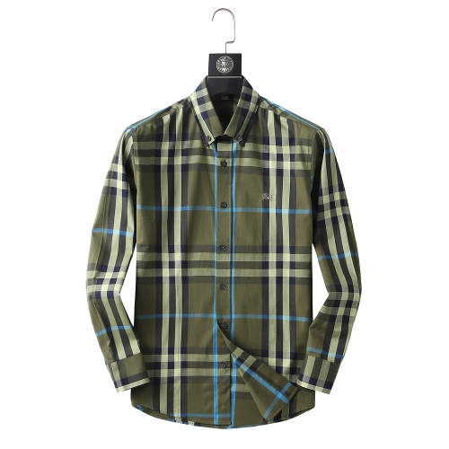 Burberry Shirts Long Sleeved For Men #947919 $36.00 USD, Wholesale Replica Burberry Shirts