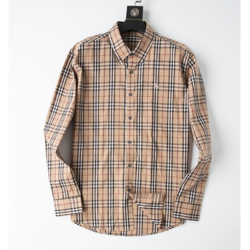 Burberry Shirts Long Sleeved For Men #947922 $36.00 USD, Wholesale Replica Burberry Shirts