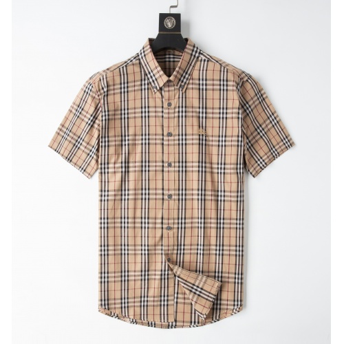 Burberry Shirts Short Sleeved For Men #947933 $32.00 USD, Wholesale Replica Burberry Shirts