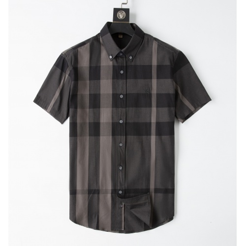 Burberry Shirts Short Sleeved For Men #947934 $32.00 USD, Wholesale Replica Burberry Shirts