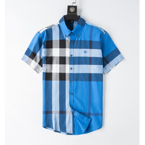 Burberry Shirts Short Sleeved For Men #947936 $32.00 USD, Wholesale Replica Burberry Shirts