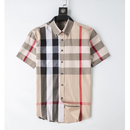 Burberry Shirts Short Sleeved For Men #947939 $32.00 USD, Wholesale Replica Burberry Shirts