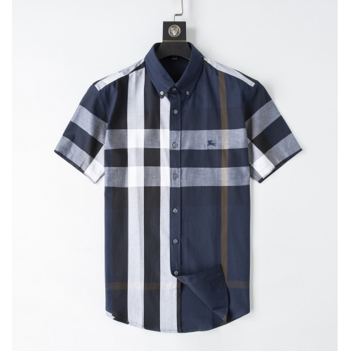 Burberry Shirts Short Sleeved For Men #947941 $32.00 USD, Wholesale Replica Burberry Shirts