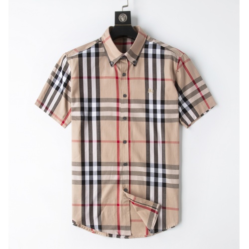 Burberry Shirts Short Sleeved For Men #947943 $32.00 USD, Wholesale Replica Burberry Shirts