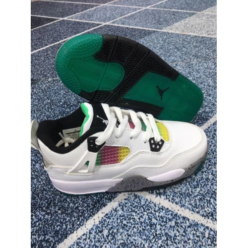 Air Jordan 4 IV Kids Shoes For Kids #948177 $56.00 USD, Wholesale Replica Air Jordan 4 IV Kids Shoes