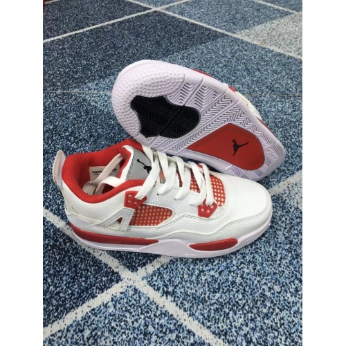 Air Jordan 4 IV Kids Shoes For Kids #948181 $56.00 USD, Wholesale Replica Air Jordan 4 IV Kids Shoes