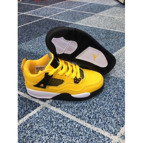 Air Jordan 4 IV Kids Shoes For Kids #948185 $56.00 USD, Wholesale Replica Air Jordan 4 IV Kids Shoes