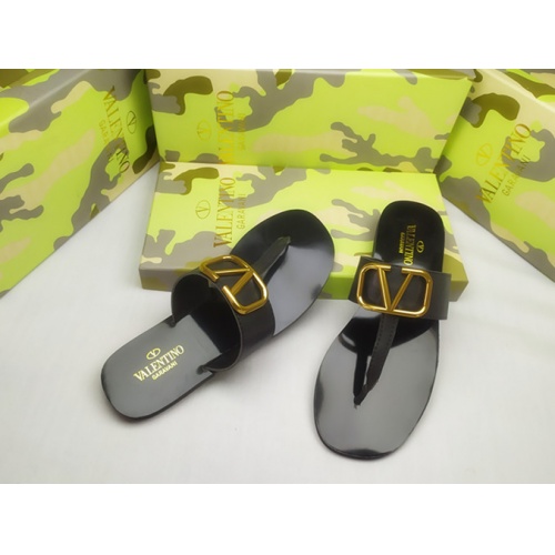 Replica Valentino Slippers For Women #949729 $41.00 USD for Wholesale