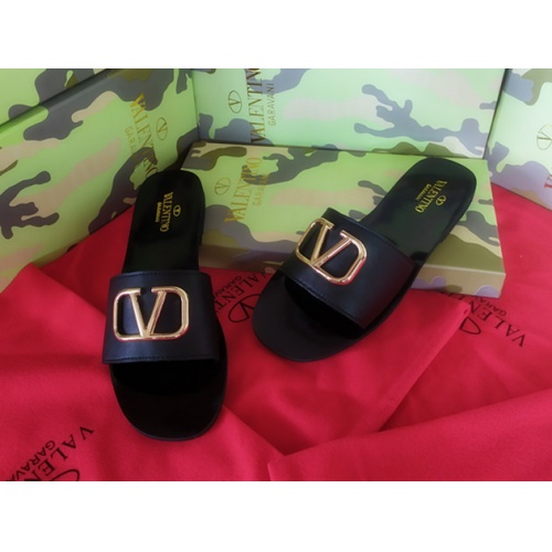 Replica Valentino Slippers For Women #949730 $41.00 USD for Wholesale