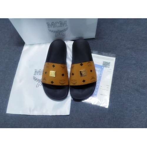 MCM Slippers For Women #950696 $41.00 USD, Wholesale Replica MCM Slippers