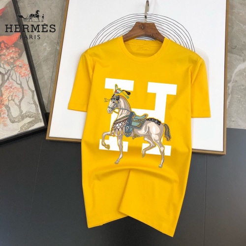 Hermes T-Shirts Short Sleeved For Men #955281 $25.00 USD, Wholesale Replica Hermes T-Shirts