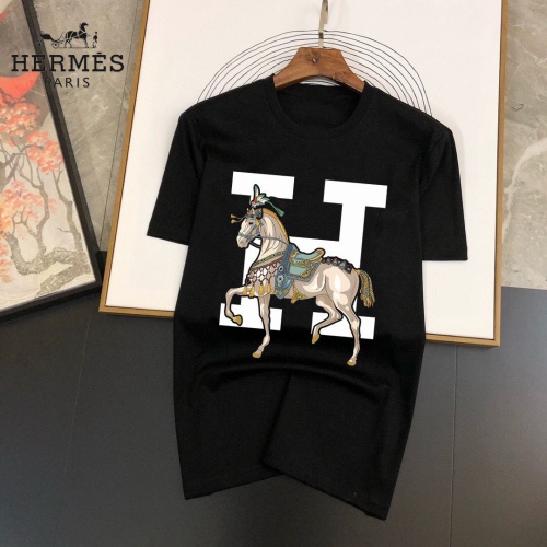 Hermes T-Shirts Short Sleeved For Men #955284 $25.00 USD, Wholesale Replica Hermes T-Shirts