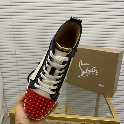 Replica Christian Louboutin High Tops Shoes For Men #955650 $92.00 USD for Wholesale