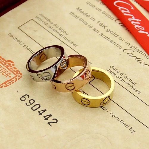 Replica Cartier Rings For Unisex #955954 $25.00 USD for Wholesale